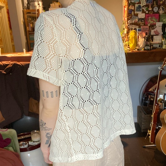 VINTAGE JUDY LOGAN OPEN FRONT SHORT SLEEVE - Picture 5 of 6